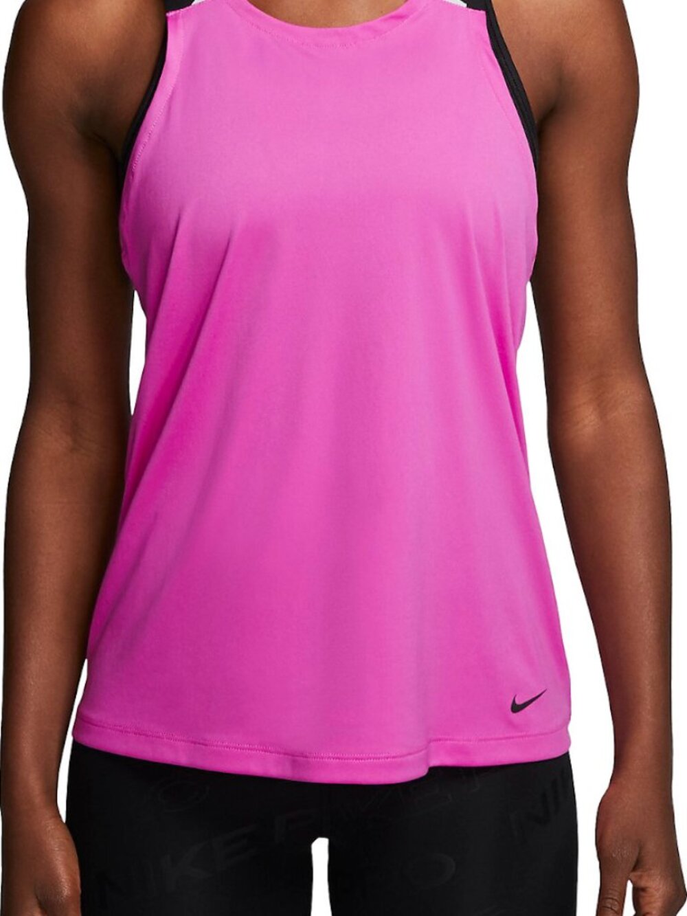 Nike Women’s Pink Dri-FIT Just Do It Crossback Training Tank Top Size M